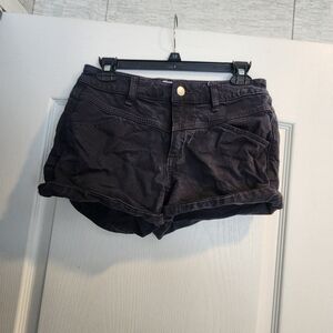 Universal Thread Black Denim Jean Shorts Size 0/25 EUC